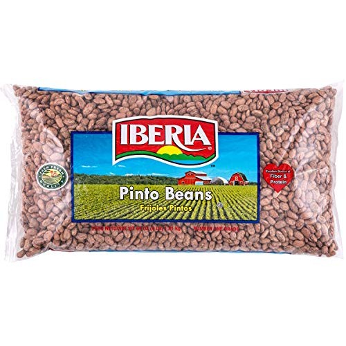 Iberia Pinto Beans 4 Lb., Bulk Pinto Beans, Long Shelf Life Pint