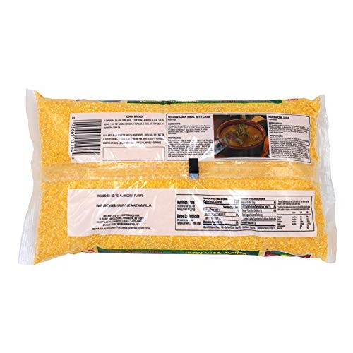 Iberia Yellow Corn Meal 4 Pounds, Freshly Milled Bulk Coarse Cor
