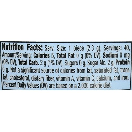 Ice Breakers Ice Cubes Sugar Free Gum, Peppermint, 40 Piece