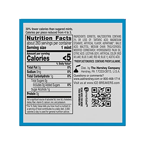 Ice Breakers Duo Sugar Free Mints, Grape, 1.3 Ounce Pack Of 8