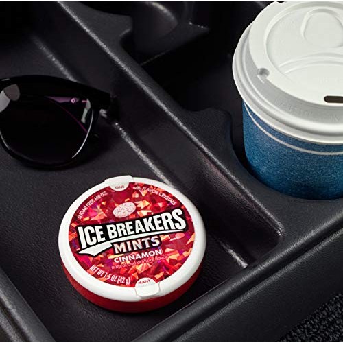 Ice Breakers Sugar Free Mints, Cinnamon, 1.5 Ounce Pack Of 8 Ice Breakers Sugar Free Mints, Cinnamon, 1.5 Ounce Pack Of 8