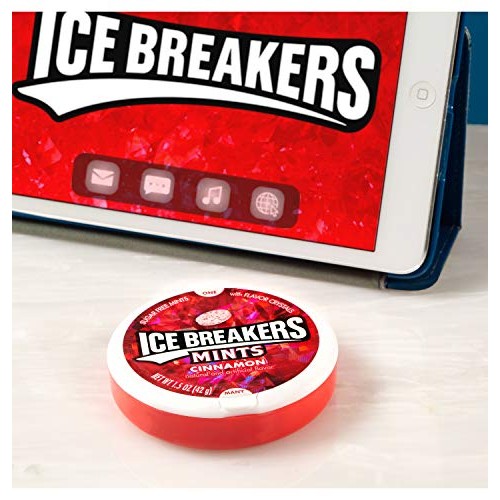 Ice Breakers Sugar Free Mints, Cinnamon, 1.5 Ounce Pack Of 8 Ice Breakers Sugar Free Mints, Cinnamon, 1.5 Ounce Pack Of 8
