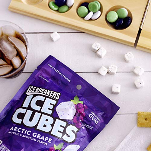 Ice Breakers Ice Cubes Gum, Arctic Grape, Sugar Free With Xylito