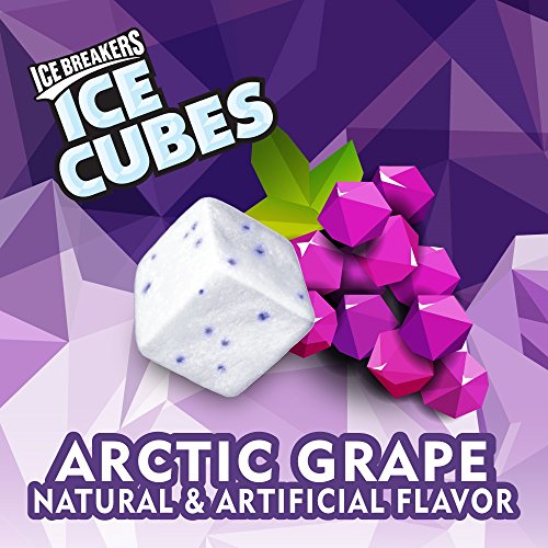 Ice Breakers Ice Cubes Gum, Arctic Grape, Sugar Free With Xylito
