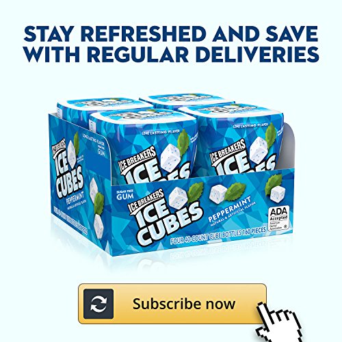 Ice Breakers Ice Cubes Gum, Peppermint, Sugar Free With Xylitol,