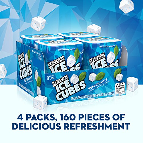 Ice Breakers Ice Cubes Gum, Peppermint, Sugar Free With Xylitol,