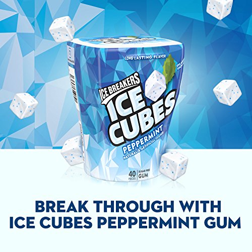 Ice Breakers Ice Cubes Gum, Peppermint, Sugar Free With Xylitol,