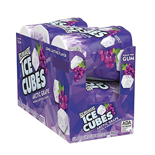 Ice Breakers Ice Cubes Sugar Free Gum With Xylitol, Arctic Grape