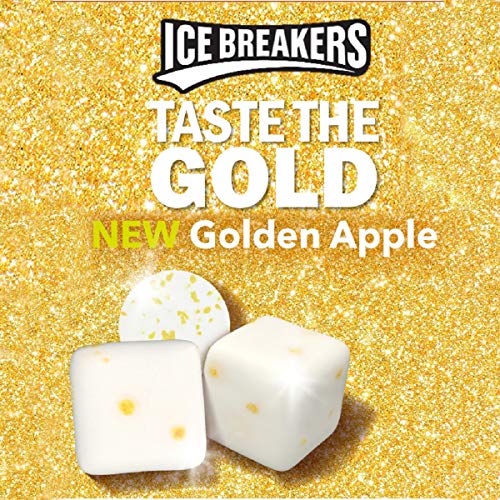Ice Breakers Mints, Sugar Free, Golden Apple Flavor, 8 Coun