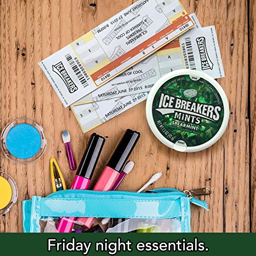 Ice Breakers Sugar Free Mints, Spearmint, 1.5 Ounce Pack Of 8