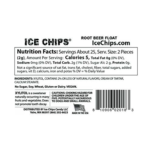 Ice Chips Xylitol Candy 6 Tins Variety Pack; Low Carb, Gluten