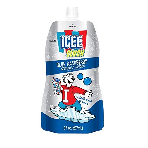 Icee Slush 6 Fl Oz Pouches, Blue Raspberry, 12 Count Icee Slush 6 Fl Oz Pouches, Blue Raspberry, 12 Count