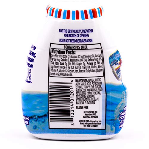 Icee Zero Calorie Blue Raspberry Liquid Water Enhancer Drink Mix