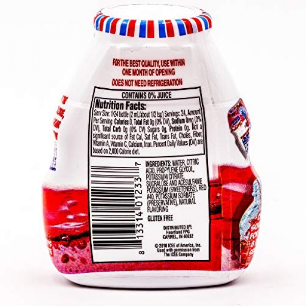 Icee Zero Calorie Cherry Liquid Water Enhancer Flavor Drops - 1.