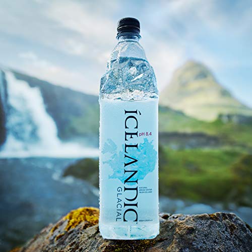 Icelandic Glacial Natural Spring Alkaline Water, 1 Liter 12 Count