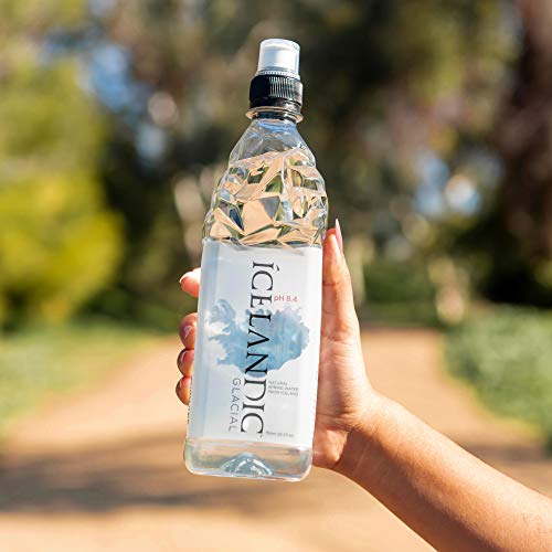 Icelandic Glacial Natural Spring Alkaline Water, 750 Ml 12 Count