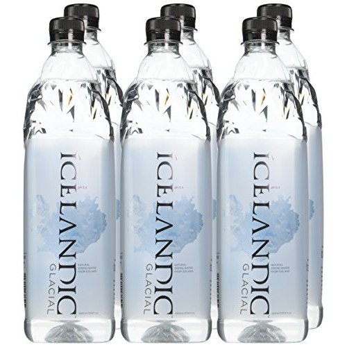Icelandic Glacial Natural Spring Water, 1 Liter, 6 Count
