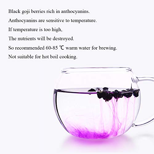 Black Goji Berry Tea Dried Chinese Ningxia Black Wolfberry Herba