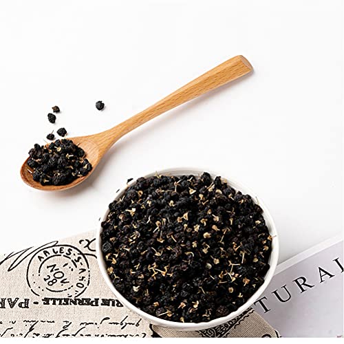 Ichatea 2.82Oz Dried Black Goji Berries Tea Medlar| Herbal Wild