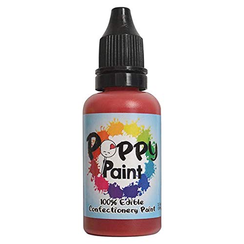 Edible Poppy Paints, Fast Drying Poppy Paint For Cake Pops, Cook