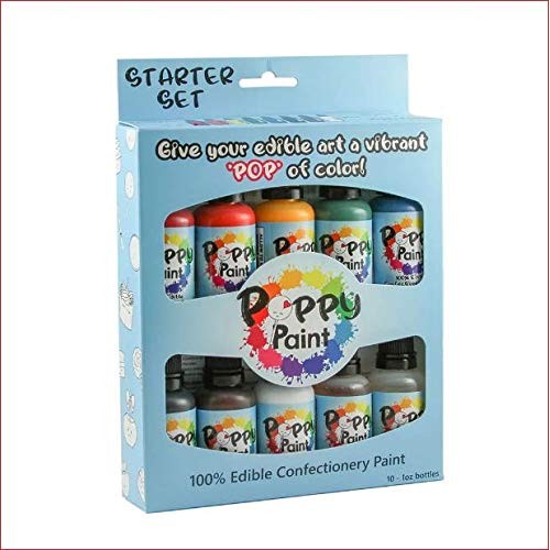 Edible Poppy Paints, Fast Drying Poppy Paint For Cake Pops, Cook