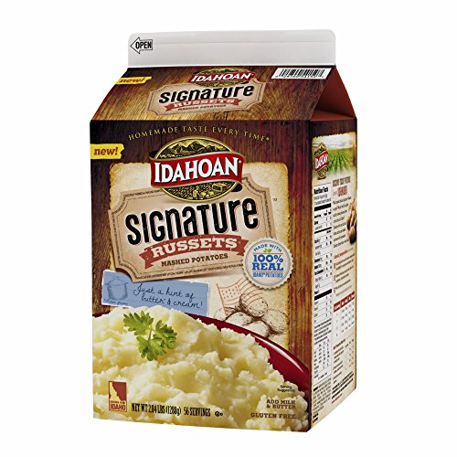 Idahoan Signature Russets Mashed Potatoes, 2.84 Lbs. Pack Of 6