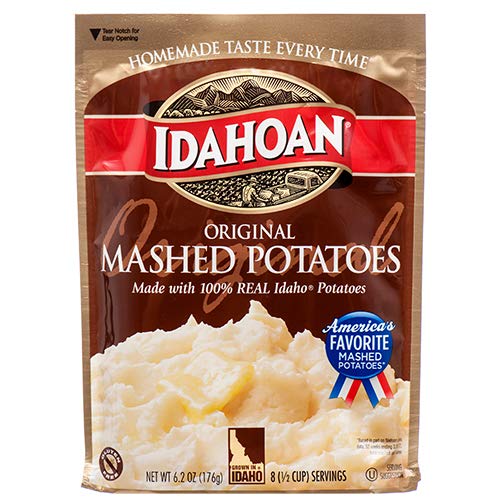 New 371172 Idaho Instant Mashed Potatos 6.2 Oz Pouch 8-Pack Be