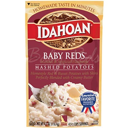 Idahoan Baby Reds Mashed Potatoes, Made With Gluten-Free Red &Amp; R