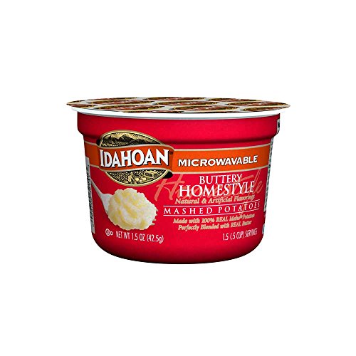 Idahoan Buttery Homestyle Mashed Potatoes, 1.5 Ounce Cup -- 10 P