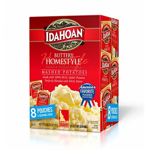 Idahoan Buttery Homestyle Mashed Potatoes, 8 Pk. Pack Of 2