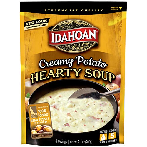 Idahoan Creamy Potato Hearty Soup, Made With Gluten-Free 100-Per