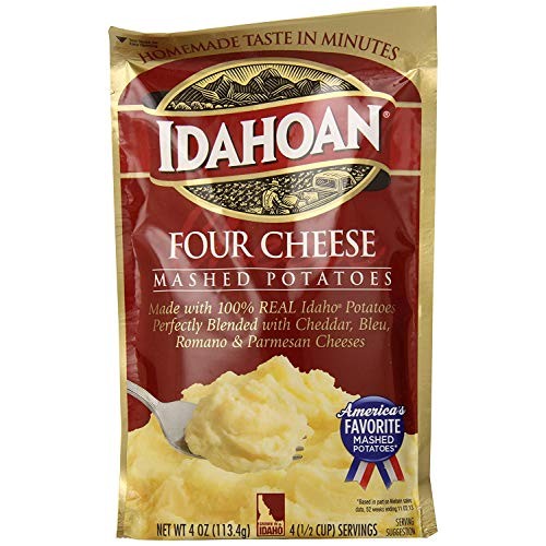 Idahoan Four Cheese Mashed Potatoes 4 Oz. 3 Pack