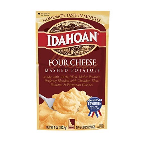 Idahoan Four Cheese Mashed Potatoes, Made With Gluten Free 100-P
