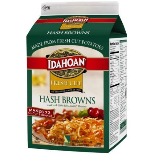 Idahoan Fresh Cut Premium Hash Browns 6 Cartons