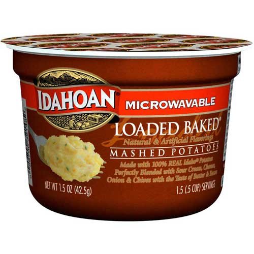 Idahoan Loaded Baked Mashed Potatoes Cup, 1.5 Ounce -- 10 Per Case.