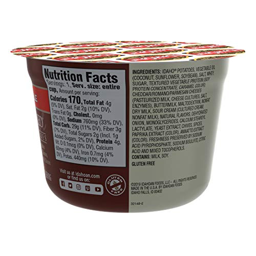 Idahoan Loaded Baked Mashed Potatoes, Made With Gluten-Free 100%