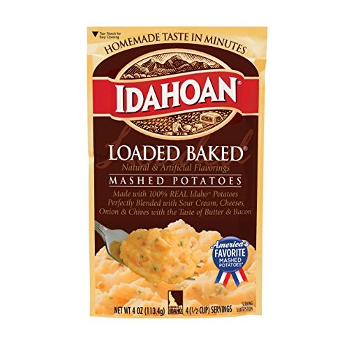 Idahoan Loaded Baked Mashed Potatoes, Made With Gluten-Free 100%