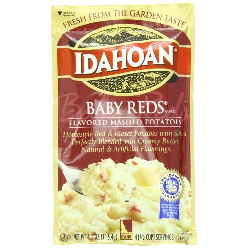 Idahoan Mashed Potatoes, Baby Reds, 4.1 Ounce Pack Of 10