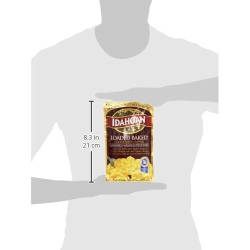 Idahoan Mashed Potatoes, Loaded Baked Potato, 4-Ounce Package P