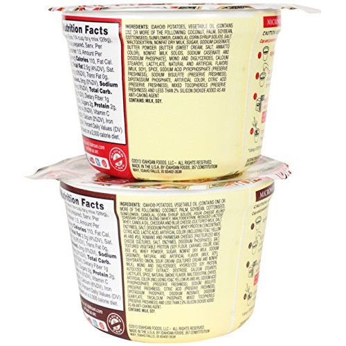 Idahoan Microwavable Instant Mashed Potatoes Variety Bundle: 2