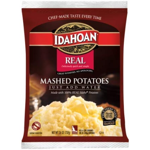 Idahoan Real Mashed Potatoes, Made With Gluten-Free 100-Percent