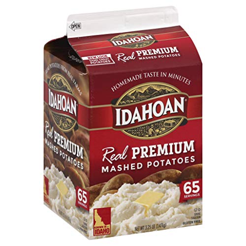 Idahoan Real Premium Mashed Potatoes, Made With Gluten-Free 100-