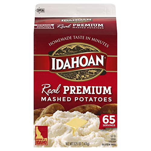 Idahoan Real Premium Mashed Potatoes, Made With Gluten-Free 100-