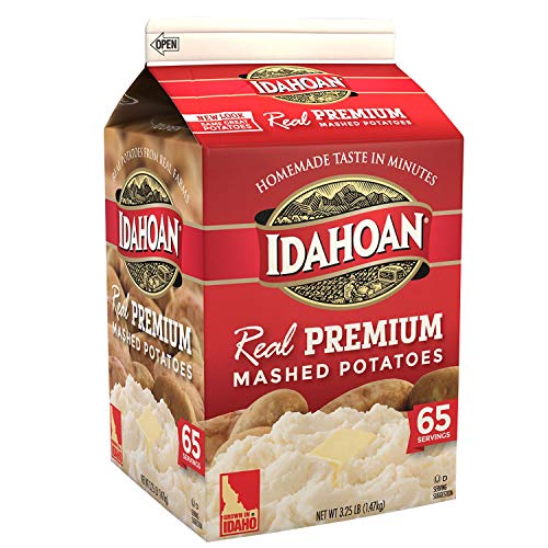 Idahoan Real Premium Mashed Potatoes, Made With Gluten-Free 100-