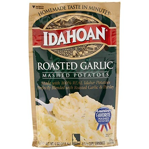 Idahoan Roasted Garlic Mashed Potatoes - 4 Oz
