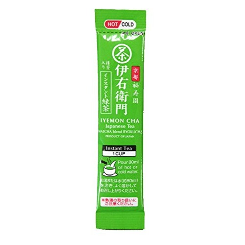 IYEMON Cha Japanese Tea Green Tea Matcha Instant Stick 120 Piece...
