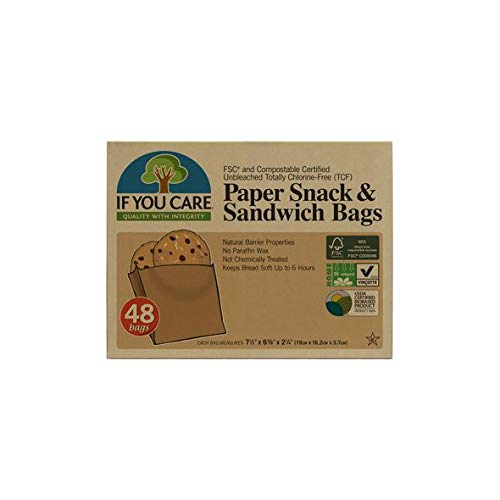 If You Care Unbleached Sandwich Bags, 48 Count