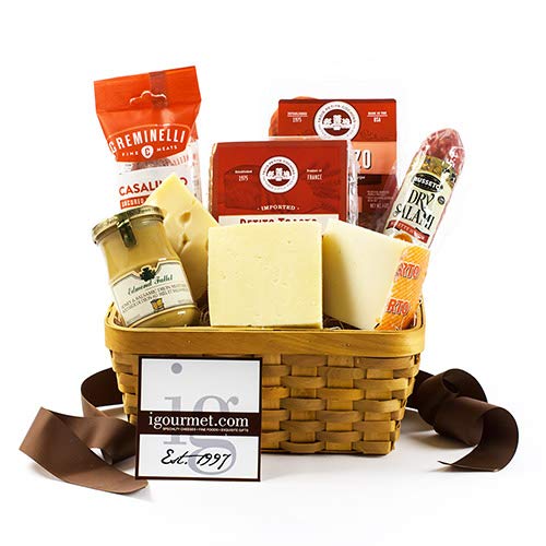 Basket Of Meat And Cheese Favorites 5.1 Pound By Igourmet