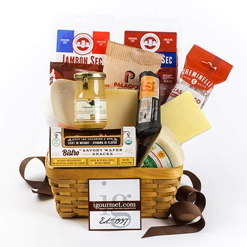 Connoisseurs Gourmet Meat &Amp; Cheese Gift Basket
