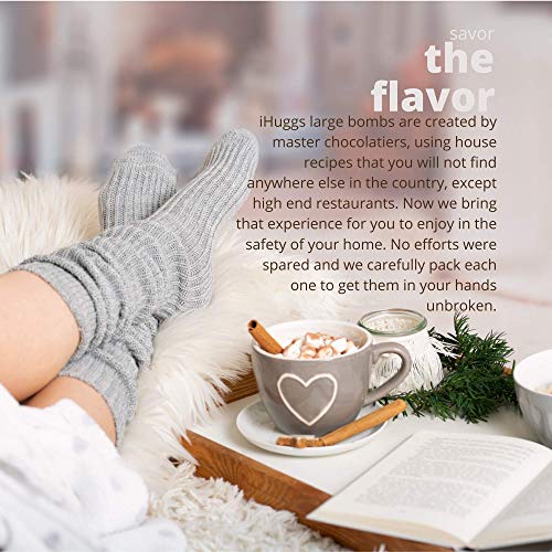 Ihuggs Premium Hot Chocolate Bomb Peppermint Made With Real Co
